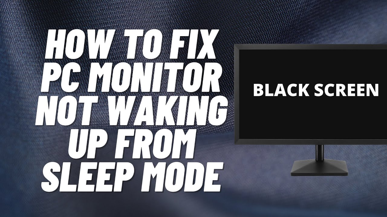 Dell Monitor Not Waking Up from Sleep