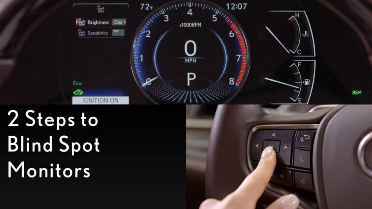 Lexus Blind Spot Monitor Not Working: Troubleshooting Tips and Fixes