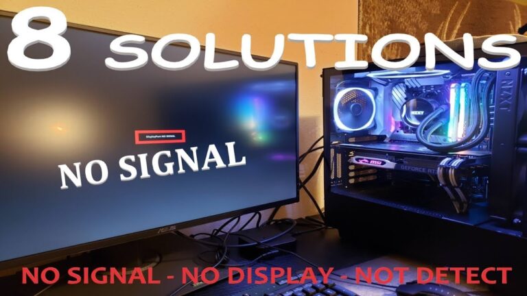 No Signal Rgb Monitor: Troubleshooting Tips and Solutions