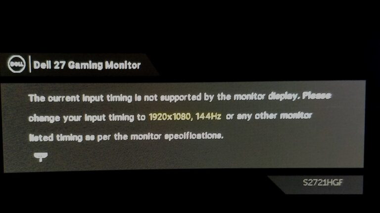 The Current Input Timing: Troubleshooting Unsupported Monitor Display Mac