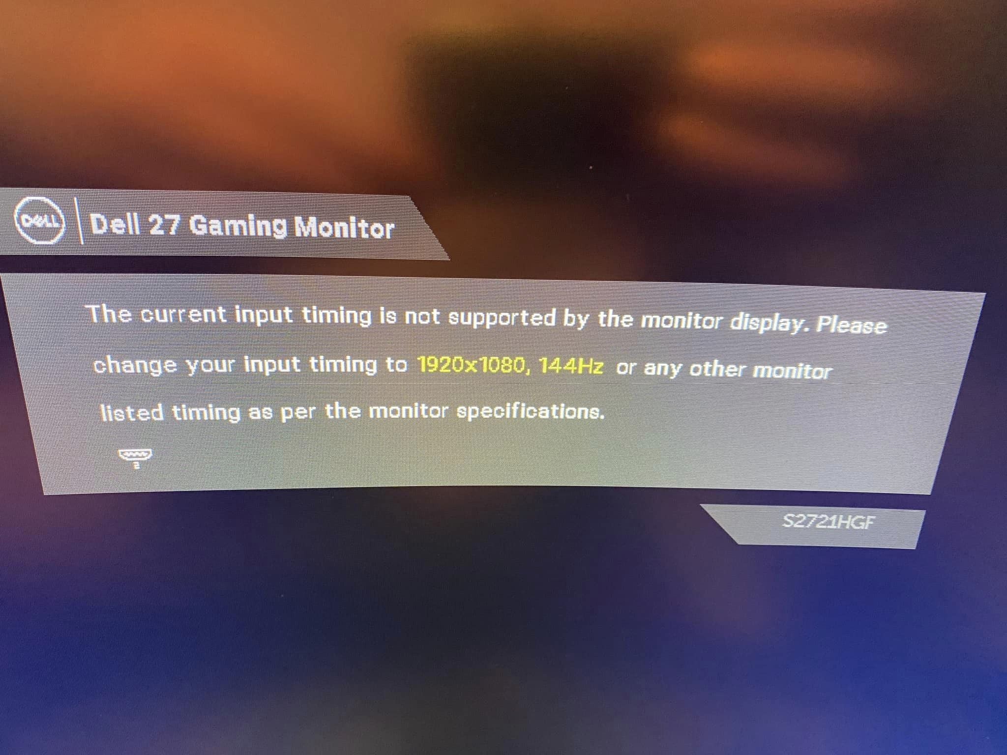 The Current Input Timing is Not Supported by the Monitor Display Ubuntu