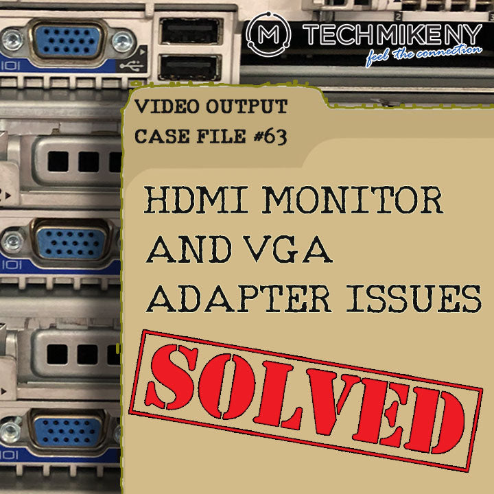 Vga to Hdmi Not Working on Monitor